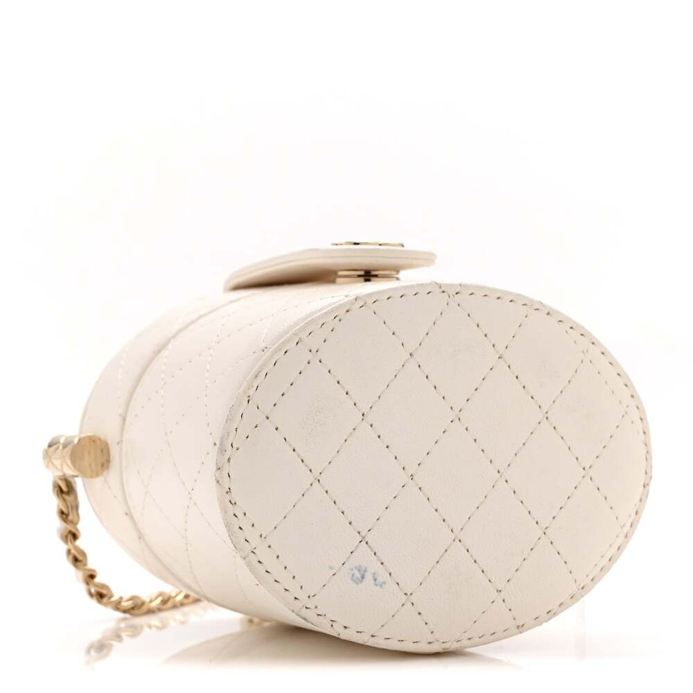 Chanel Lambskin Quilted Round Mini #247274C19B - Picture 4 of 13